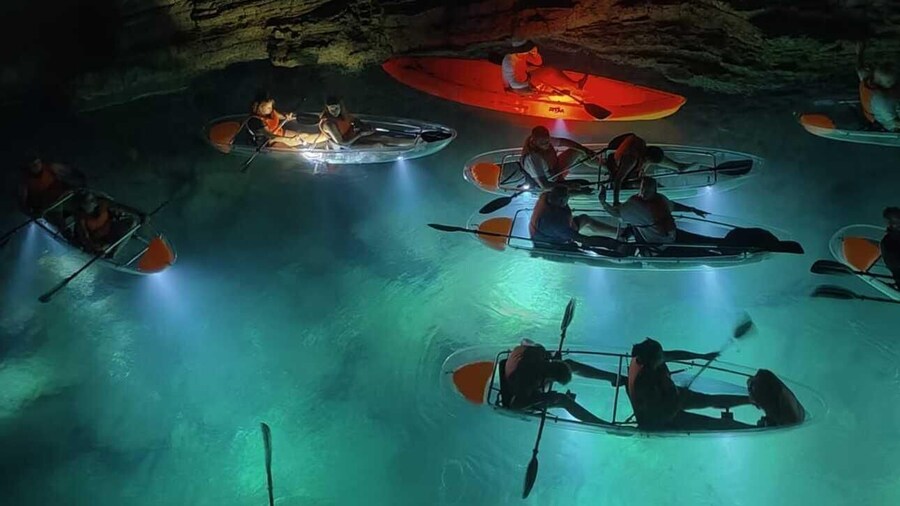 Pula: Night in Transparent Kayak & Stargazing Adventure