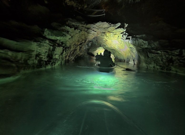 Pula: Blue Cave Illuminated Clear-Bottom Kayak Night Tour