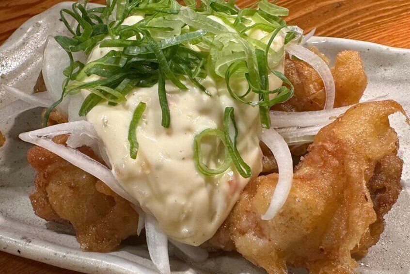 Chicken Nanban Karaage (Japanese grilled chicken with mayo sauce)
