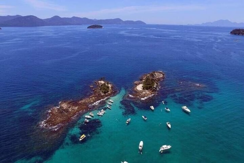 Full-Day Speedboat Tour in Angra and Islands with pick-up in Rio
