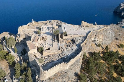 Rhodos: Eintrittskarte für die Akropolis von Lindos mit Audioguide