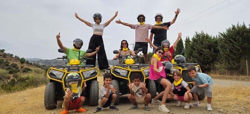 Malaga: Sierra de Mijas Quadtour met gids