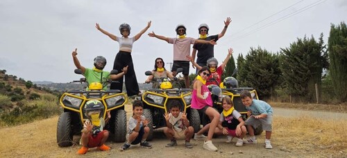 Malaga: Sierra de Mijas Quadtour met gids