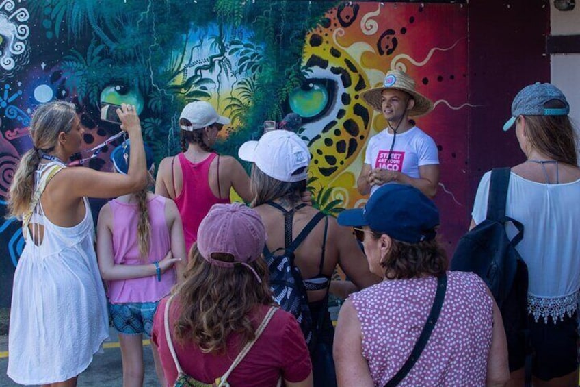 Guided Walking Street Art Tour in Jaco Costa Rica 