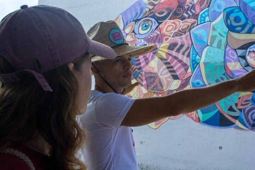 Guided Walking Street Art Tour in Jaco Costa Rica 