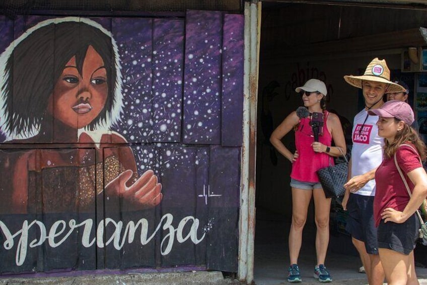 Guided Walking Street Art Tour in Jaco Costa Rica 