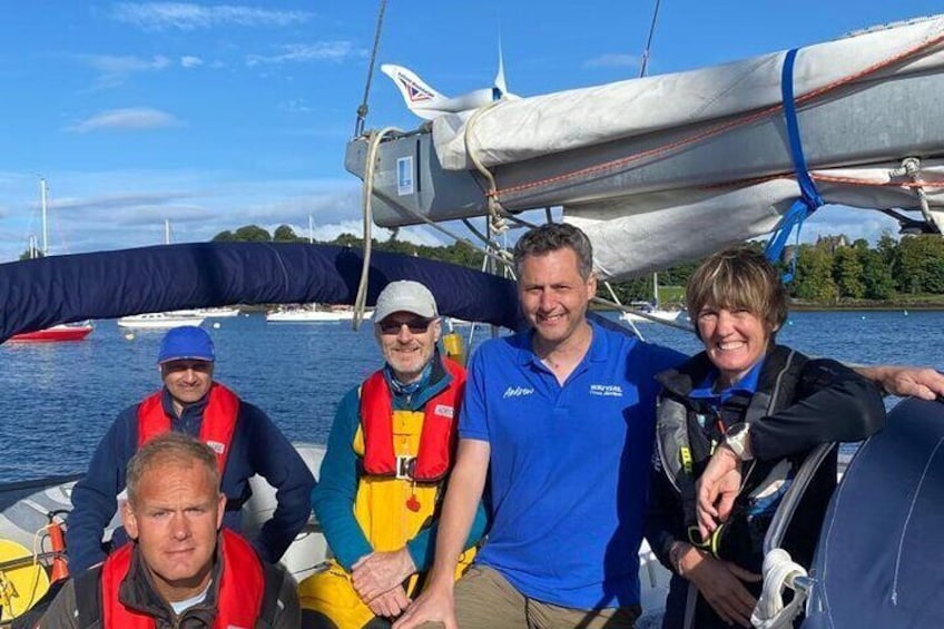 Small group, hands on sailing