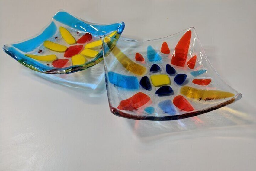 Glass art class