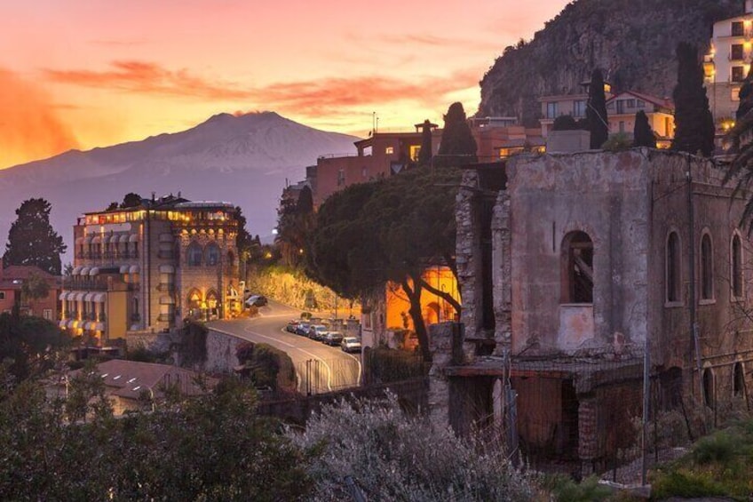 Private Tour to Etna and Taormina from Messina