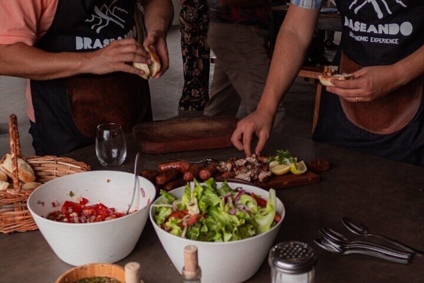 Private Experience Learning to Make Asado in Mendoza
