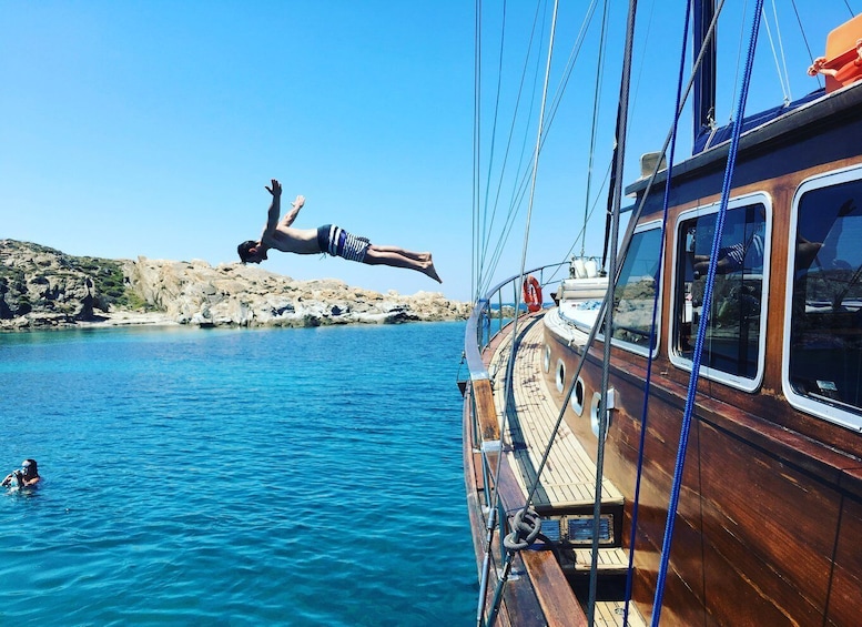 Picture 5 for Activity Mykonos: Delos and Rhenia Islands Cruise with BBQ Meal