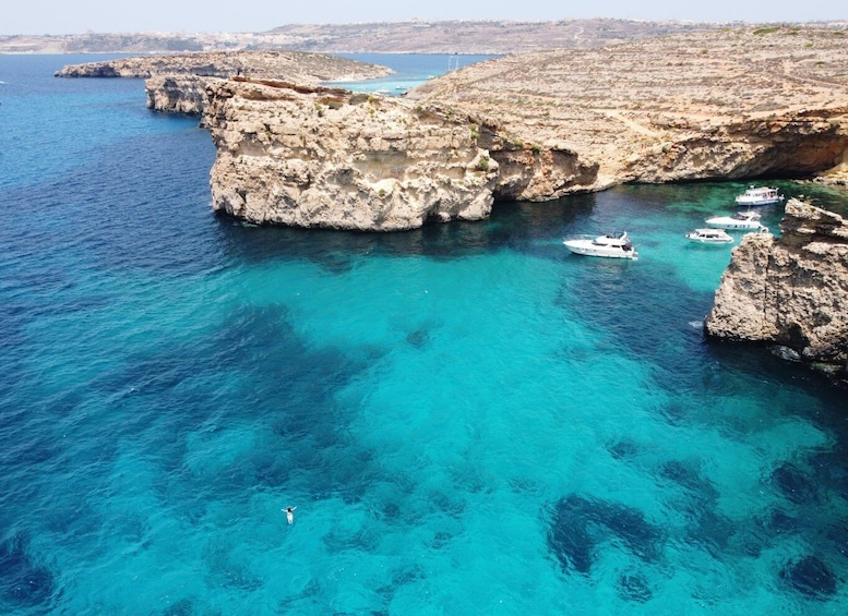 Picture 13 for Activity From Sliema: Comino, Crystal Lagoon, and Blue Lagoon Cruise