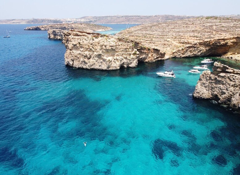 Picture 13 for Activity From Sliema: Comino, Crystal Lagoon, and Blue Lagoon Cruise