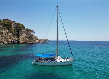 Palma de Mallorca: zeilboottocht met schipper en tapas