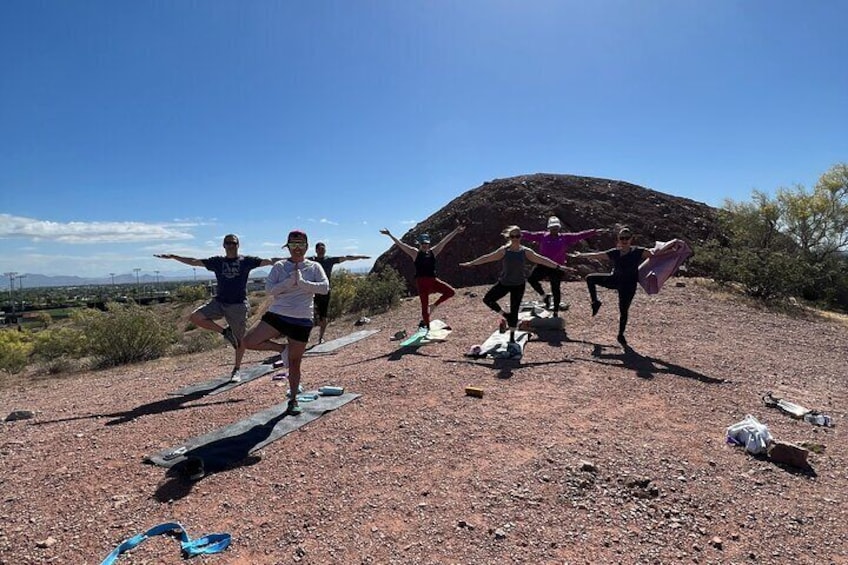 Amazing 2-Hour Guided Hiking & Yoga At Papago Park