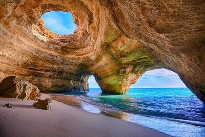 Croisière au coucher du soleil dans la grotte de Benagil