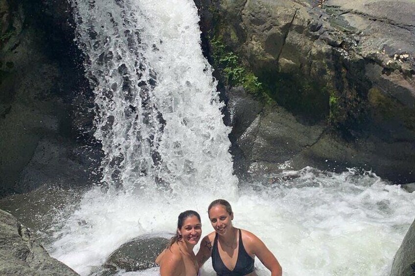 Rainforest Waterfall Slide and Rope Swing with Adult Drinks