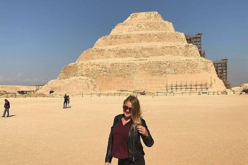 Private Tour Memphis, Saqqara, and Dahshur Pyramids from Cairo.