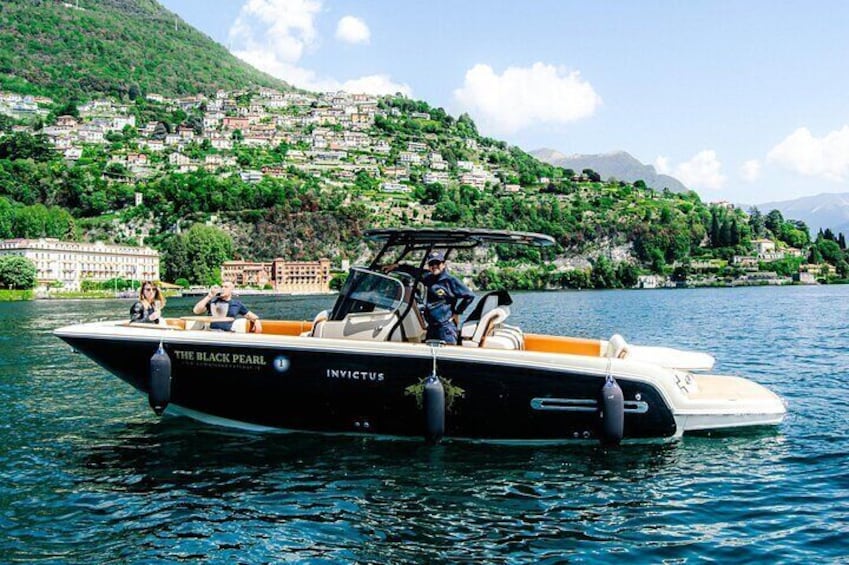 1H Luxury Cruise Como Lake Tender Yacht Invictus 9 Pax