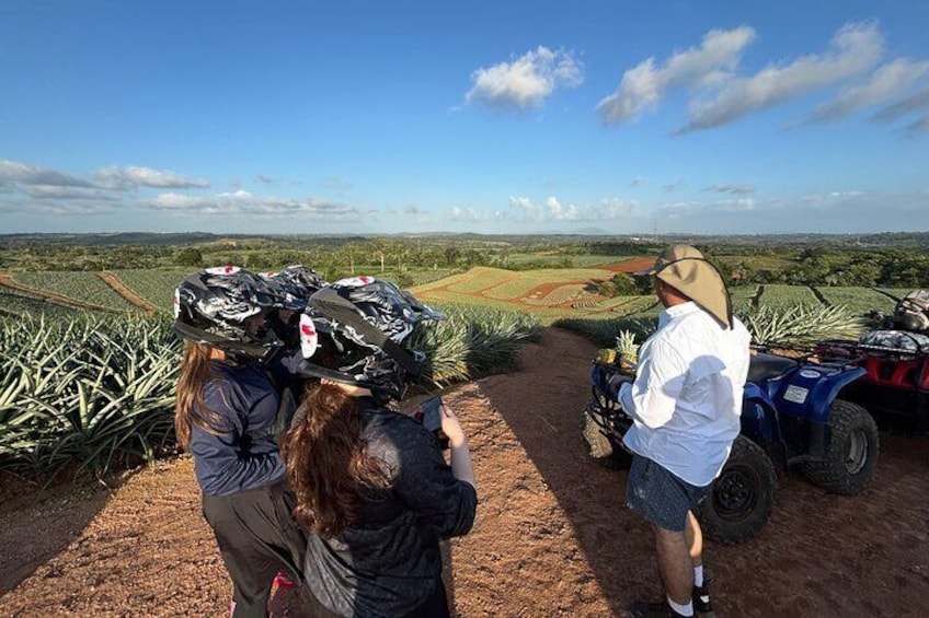 Unique 4 wheel adventure on a Pineapple Farm in Panama