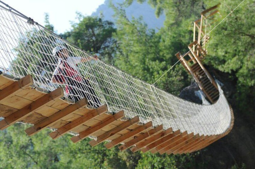 Our hanging bridge..it sways!! :))