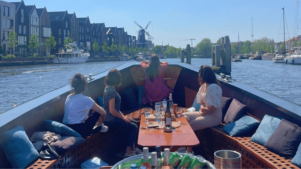 Picture 4 for Activity Haarlem: Sightseeing Boat Tour with Snacks and Drinks
