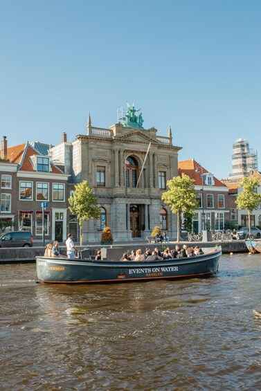 Picture 3 for Activity Haarlem: Sightseeing Boat Tour with Snacks and Drinks