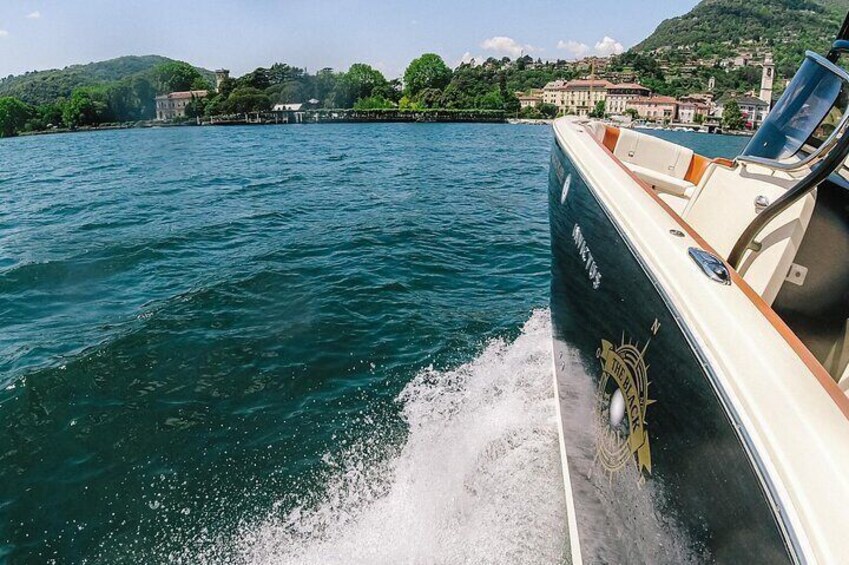 3H Private Cruise on Lake Como Tender yacht Invictus 5 pax