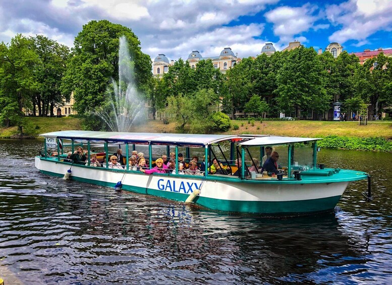 Picture 3 for Activity Riga: Canal Boat Sightseeing Tour