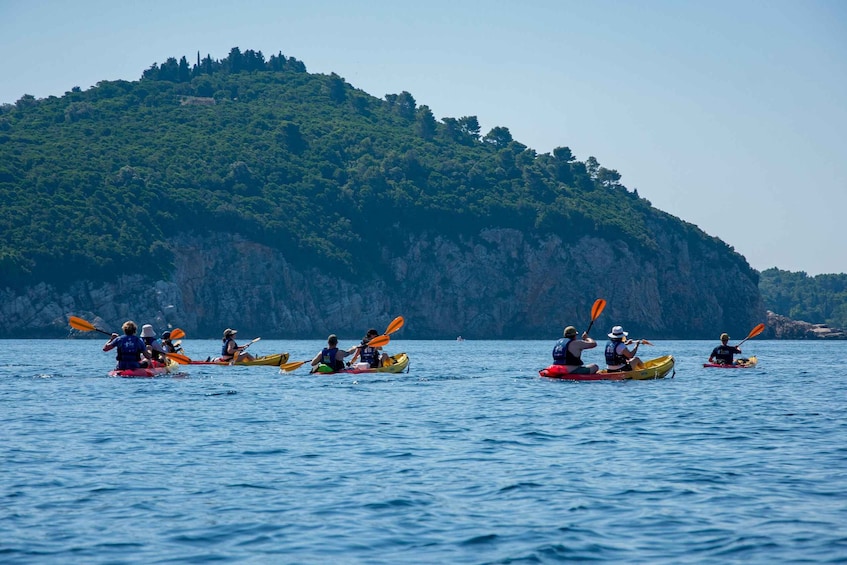 Picture 1 for Activity Dubrovnik: Kayaking and Snorkeling Morning Tour with Snack