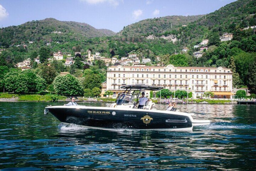 3H Private Cruise Lake Como Tender yacht Invictus 9 Pax