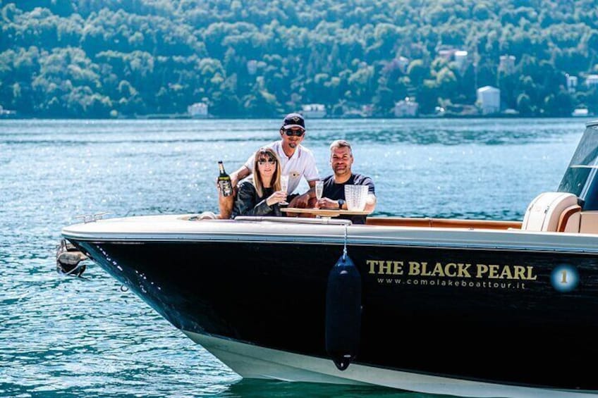 3H Private Cruise Lake Como Tender yacht Invictus 9 Pax