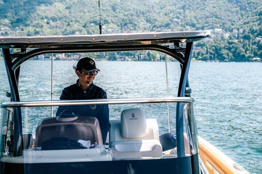 3H Private Cruise Lake Como Tender yacht Invictus 9 Pax