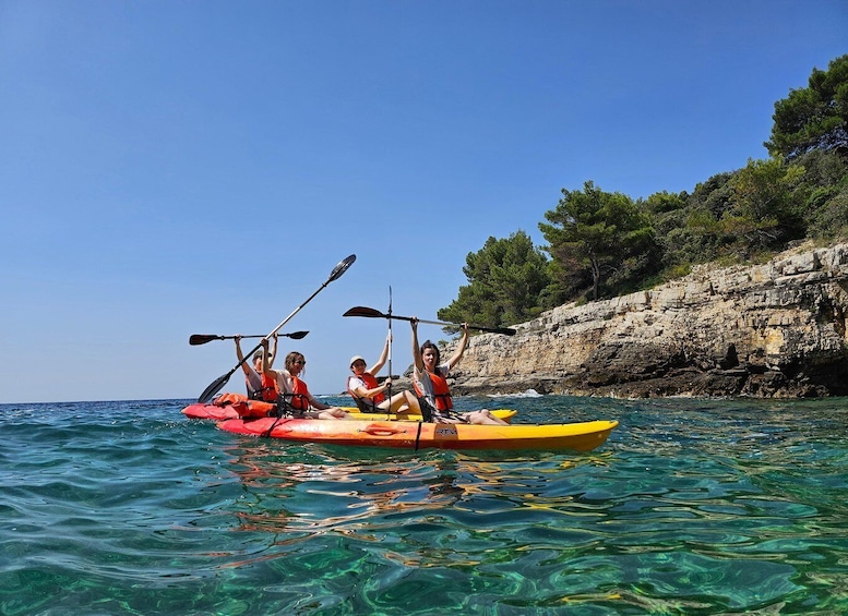 Picture 3 for Activity Pula: Cave Kayak Tour, Snorkeling and Cliff Jumping