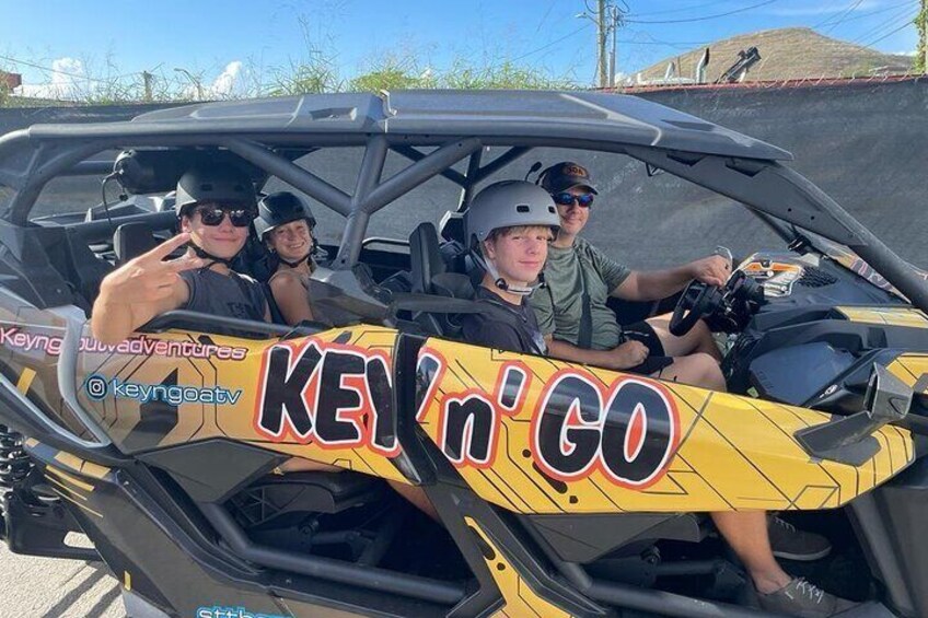 2 -Hours (Ride Along) Guided ATV/UTV Tours in St. Thomas