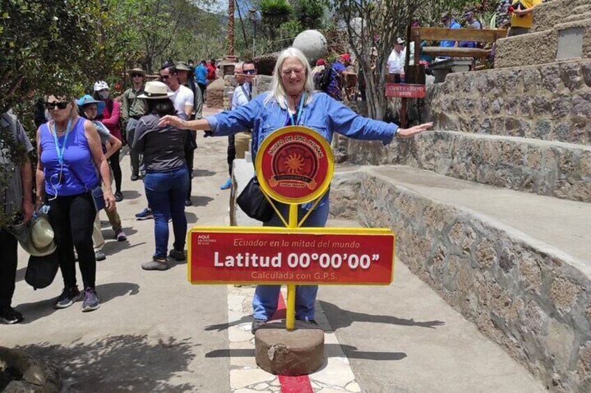 The middle of the world. Latitud 0