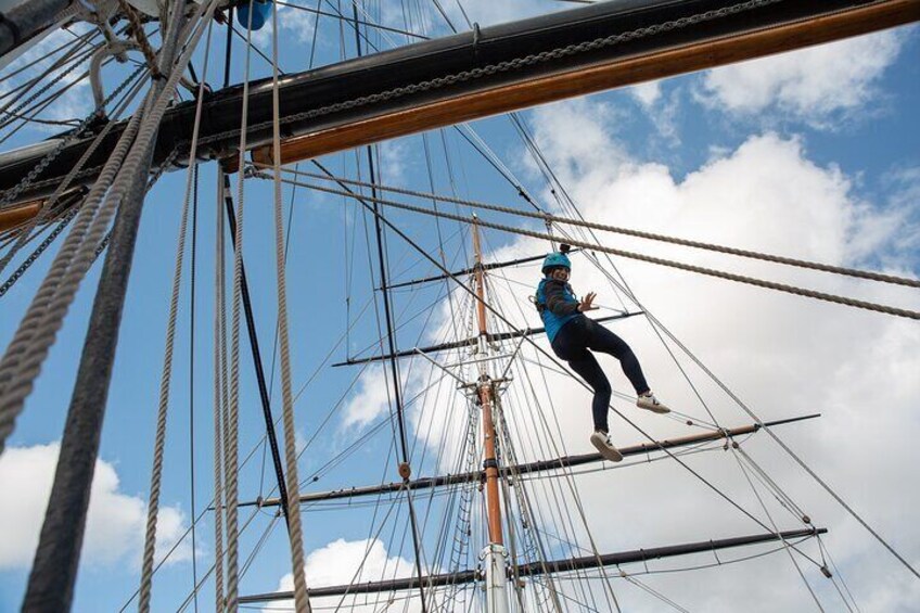 Cutty Sark Rig Climb Expereince