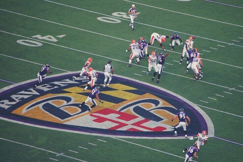 Baltimore Ravens Seating Chart Map at M & T Bank Stadium