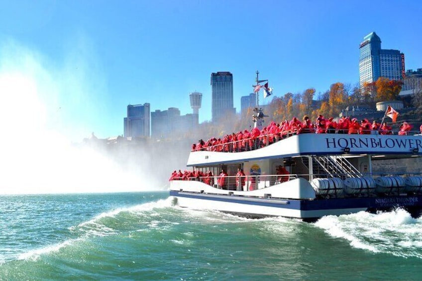 Afternoon Niagara Falls Boat & Journey Behind the Falls Tour