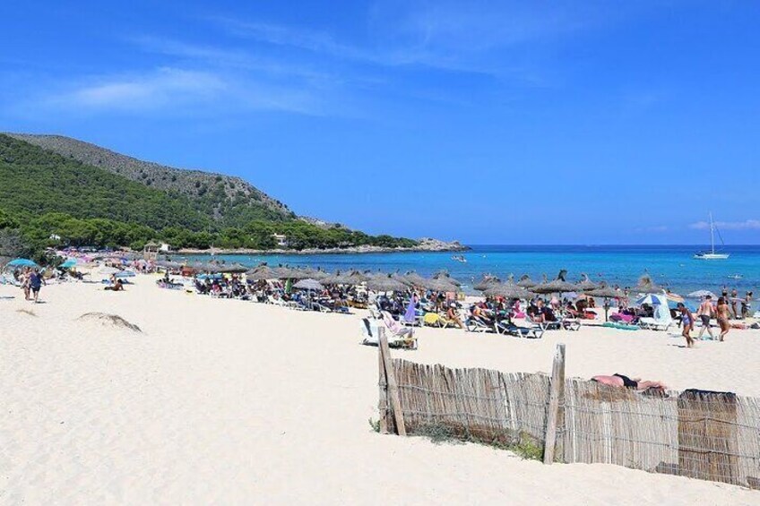 Full Day Tour to Cala Agulla and Cala Mesquida in Mallorca