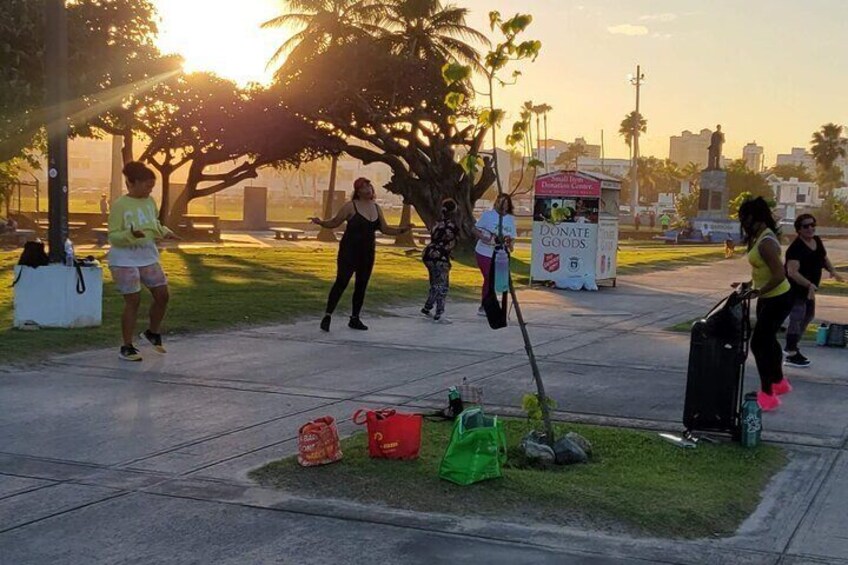 Latin Zumba Beach Class in San Juan, Puerto Rico 