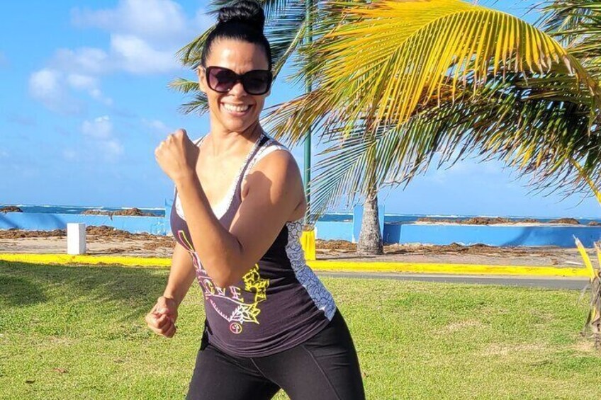 Latin Zumba Beach Class in San Juan, Puerto Rico 