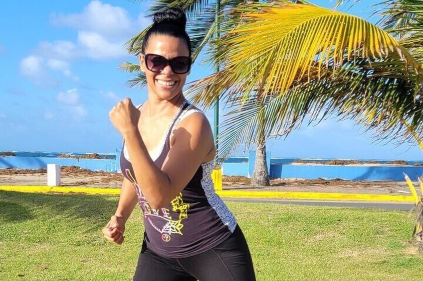 Latin Zumba Beach Class in San Juan, Puerto Rico 