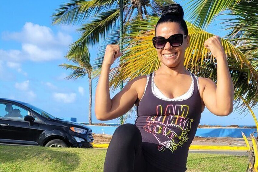 Latin Zumba Beach Class in San Juan, Puerto Rico 