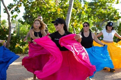 Afro Puerto Ricaanse Folklore Bomba-les en livemuziek