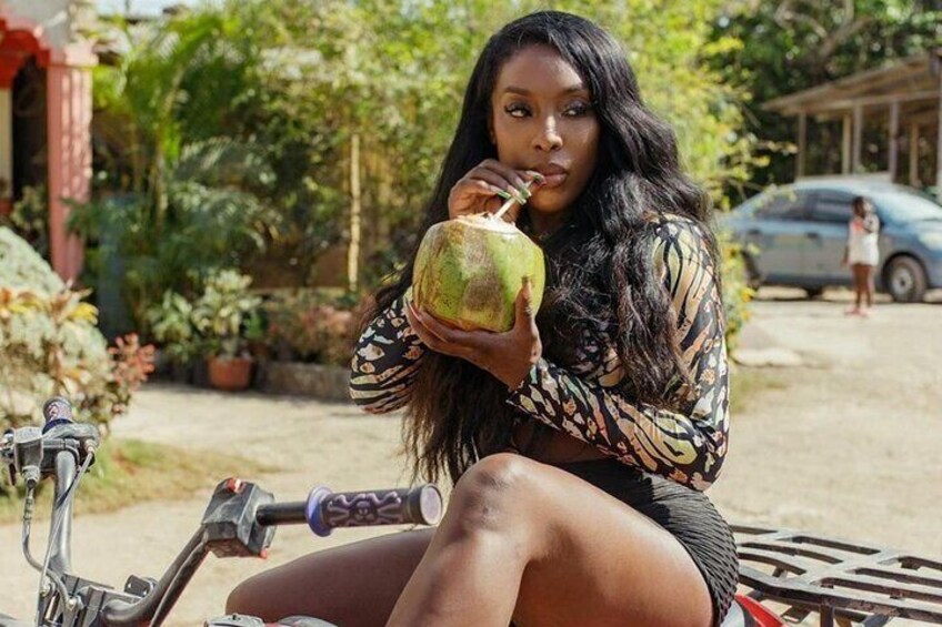 Coconut after atv ride