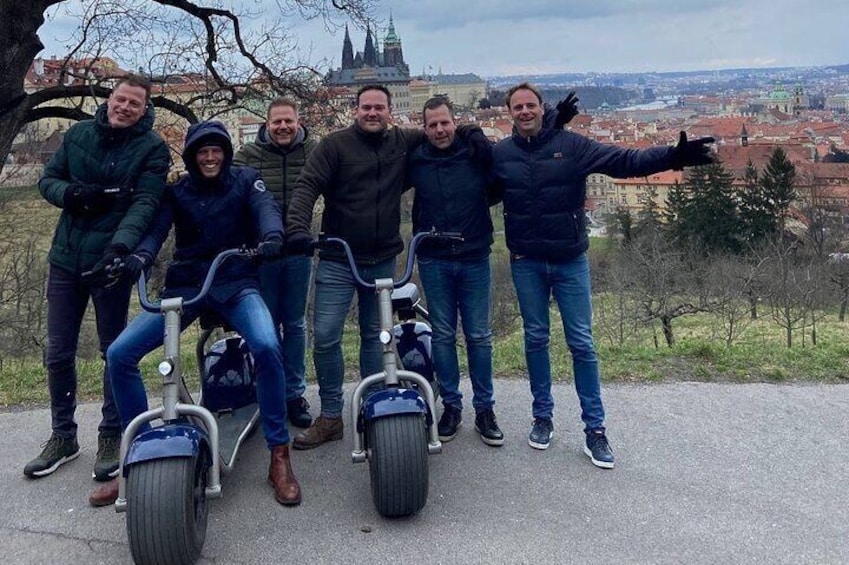 Fat-tire Electric Scooter Guided Tour in Prague