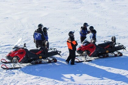 3 Hour Snowmobile Safari Around Levi with Coffee Break