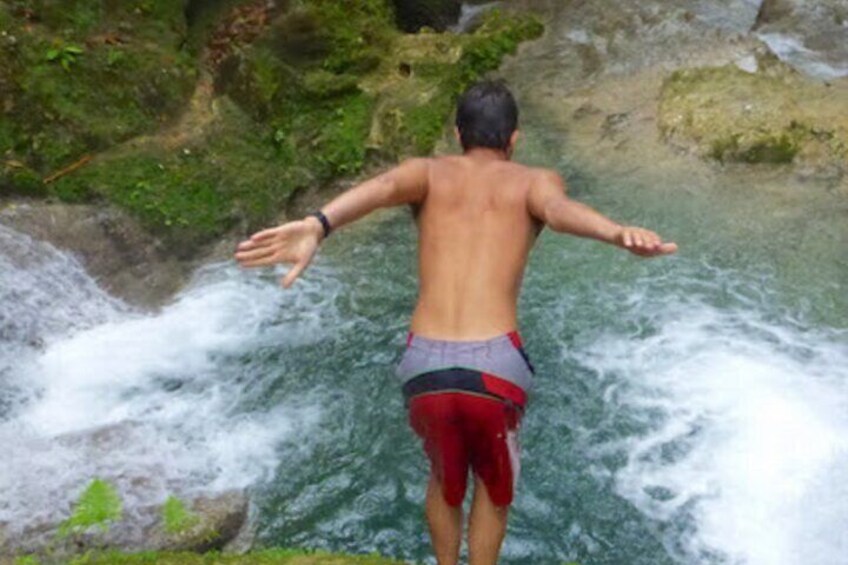 Blue Hole Cliff Jumping