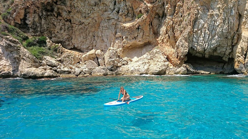 Picture 11 for Activity Cala Tango: Marine Reserve Cave & Snorkel Paddle Board Tour